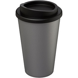 Americano® 350 ml Isolierbecher, silber/schwarz