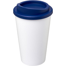 Americano® 350 ml Isolierbecher, weiss/blau