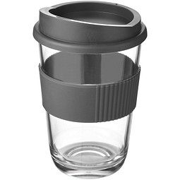 Americano Cortado Kaffeebecher mit Griff, 300 ml, grau