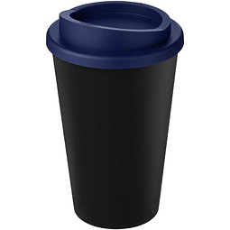 Americano Eco recycelter Becher, 350 ml, schwarz/blau