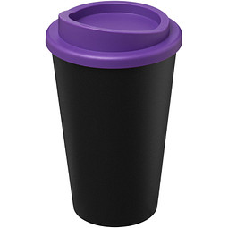 Americano Eco recycelter Becher, 350 ml, schwarz/lila