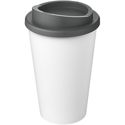 Americano® Eco 350 ml recycelter Becher, weiß/grau