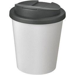 Americano® Espresso 250 ml Isolierbecher mit auslaufsicherem Schraubverschluss, weiß/grau