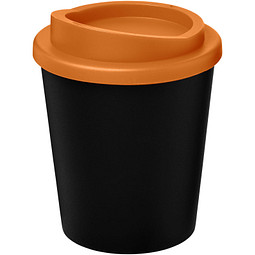 Americano Espresso Isolierbecher, 250 ml, schwarz,orange