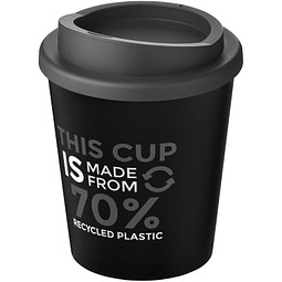 Americano® Espresso Eco 250 ml recycelter Isolierbecher, schwarz/grau