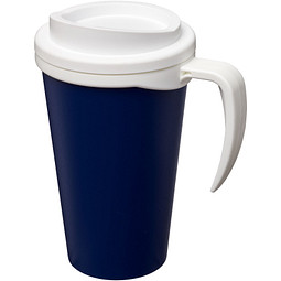 Americano Grande Isolierbecher, 350 ml, blau,weiss