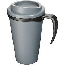 Americano Grande Isolierbecher, 350 ml, grau,schwarz