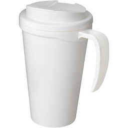 Americano® Grande 350 ml Isolierbecher mit auslaufsicherem Schraubverschluss, weiß/weiß
