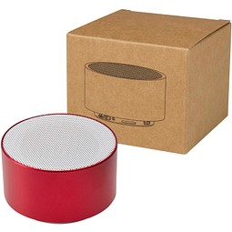 Ankaa 3 W Bluetooth® Lautsprecher aus recyceltem Aluminium, rot