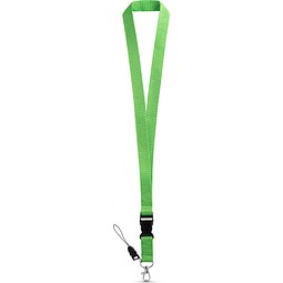 ANQUETIL. Lanyard aus Polyester, Hellgrün