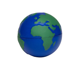 Anti-Stress-Figur Erdkugel, blau/grün