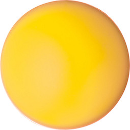 Anti-Stress-Knautschball aus knetbarem Schaumstoff, gelb