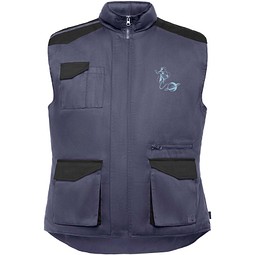 Armada Arbeitsweste mit mehreren Taschen, blei, XL
