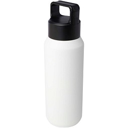Astra 600 ml RCS-zertifizierte, kohlensäure geeignete Kupfer-Vakuum Isolierflasche aus recyceltem Edelstahl, weiss