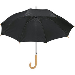 Automatikregenschirm , schwarz