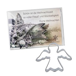 Backförmchen in der Box, Winter, Engel, 2-seit. Druck