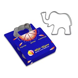 Backförmchen Kids, Elefant, 1-seit. Druck
