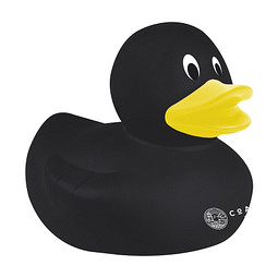 Bade-Ente, midi, schwarz