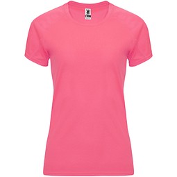 Bahrain Sport T-Shirt für Damen, Fluor Lady Pink, S