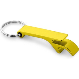 BAITT. Schlüsselanhänger aus Aluminium mit Flaschenöffner, Gelb