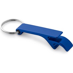 BAITT. Schlüsselanhänger aus Aluminium mit Flaschenöffner, Königsblau