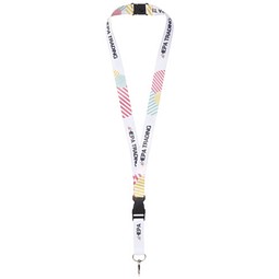 Balta Sublimation Lanyard mit Schnapp- und Sicherheitsverschluss, schwarz, 20mm