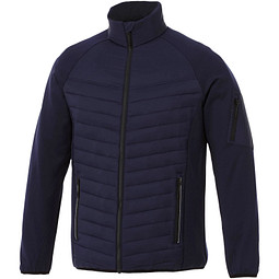 ELEVATE Herren Hybrid-Thermojacke Banff, dunkelblau, XL
