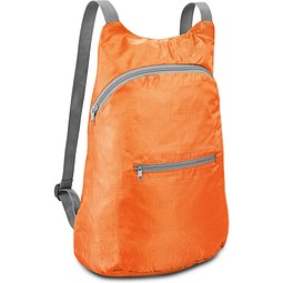 BARCELONA. Faltbarer Rucksack aus 210D Ripstop Polyester, Orange