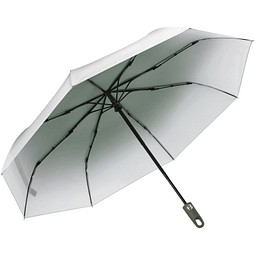BARONESS Umbrella, Vollautomatischer Windproof-Taschenschirm, grün