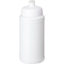 Baseline® Plus 500 ml Flasche mit Sportdeckel, weiß/weiß