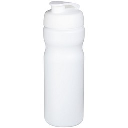 Baseline® Plus 650 ml Sportflasche mit Klappdeckel, weiß/weiß