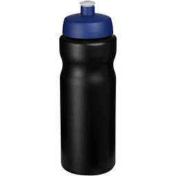 Baseline Plus Sportflasche, 650 ml, schwarz,blau