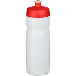 Baseline Plus Sportflasche, 650 ml, transparent,rot