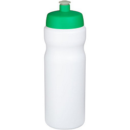 Baseline Plus Sportflasche, 650 ml, weiss,grün