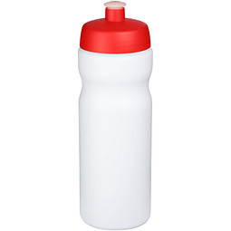 Baseline Plus Sportflasche, 650 ml, weiss,rot