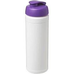 Baseline® Plus 750 ml Flasche mit Klappdeckel, weiß/lila