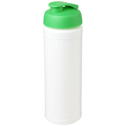 Baseline Plus grip Sportflasche mit Klappdeckel, 750 ml, weiss/grün