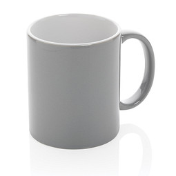 Basic Keramiktasse, grau