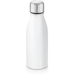 BEANE. 500 ml Aluminium-Sportflasche, Weiß
