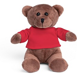 BEAR. Teddybär Plüschtier mit T-Shirt, Rot