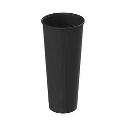 Kaffeebecher ToGo, 500 ml, schlichtes schwarz