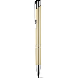 BETA. Aluminium-Kugelschreiber mit Clip, Gold