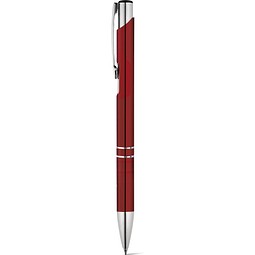 BETA BK. Aluminium-Kugelschreiber mit Clip, Burgunder