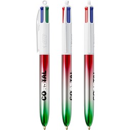 BIC® 4 Colours® Flaggen Kollektion Grün - Silber - Rot