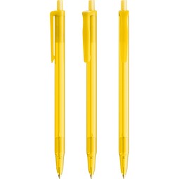 BIC® Clic Stic Kugelschreiber Gefrostetes Gelb Blaue Tinte