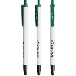 BIC® Clic Stic Stylus Ecolutions® Kugelschreiber Dunkelgrün Recycelt Blaue Tinte
