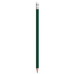 BIC® Evolution® Ecolutions® Radiergummi-Bleistift gespitzt, grün, Hülse silber, Radiergummmi schwarz