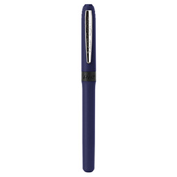 BIC® Rollerball Grip Roller, schwarze Mine, marineblau/chrom