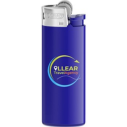 BIC® J25 Feuerzeug Corpus Dunkelblau/Boden Dunkelblau/Drücker Dunkelblau/Chromkappe