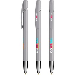 BIC® Media Clic Advance ballpen Grau Blaue Tinte